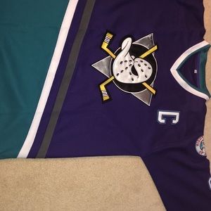 Anaheim Mighty Ducks retro jersey Paul Kariya